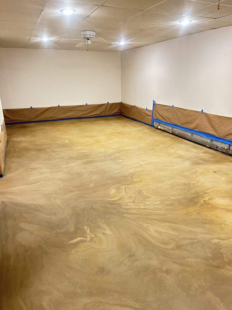 Painted Self-Leveling