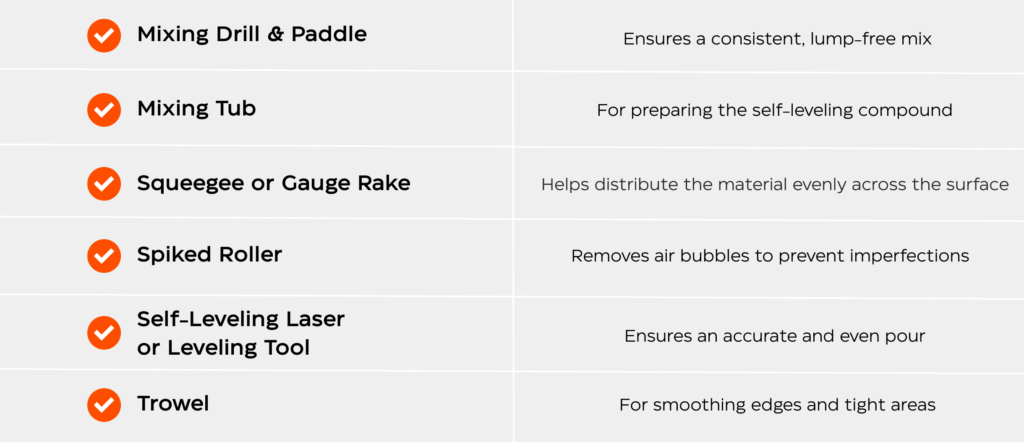 self-leveling tools